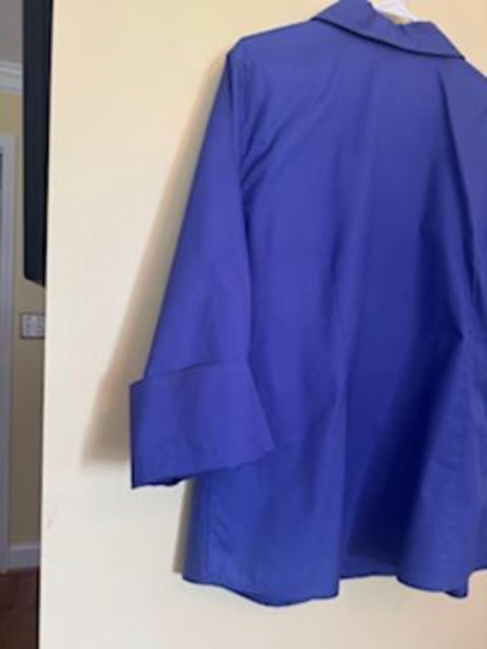 Womens Purple Chico's No Iron Blouse Size 3 (XL) - Picture 5 of 8